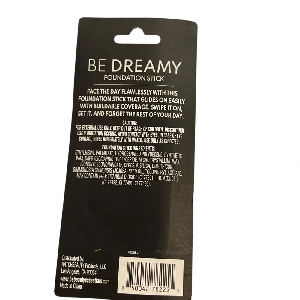BE Beauty Essentials Foundation Stick TAN NEW Buildable Coverage Swipe‎ & Set